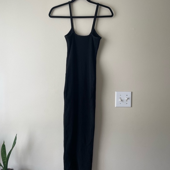 ❤️SOLD OFF PM❤️ Fashion Nova Lace-Up Black Dress Size L - Picture 3 of 4